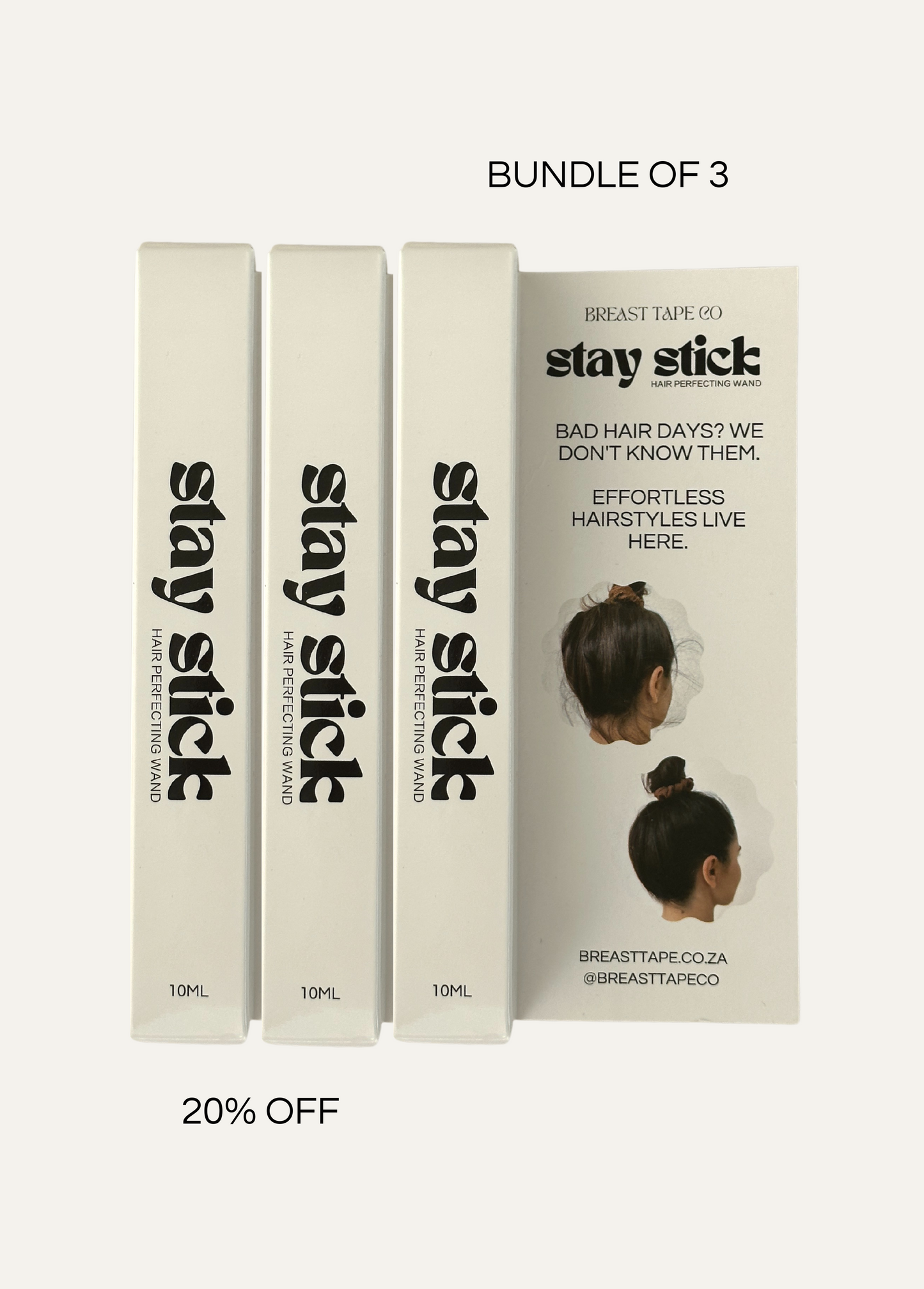 Stay Stick Hair Perfecting Wand (Bundle of 3)