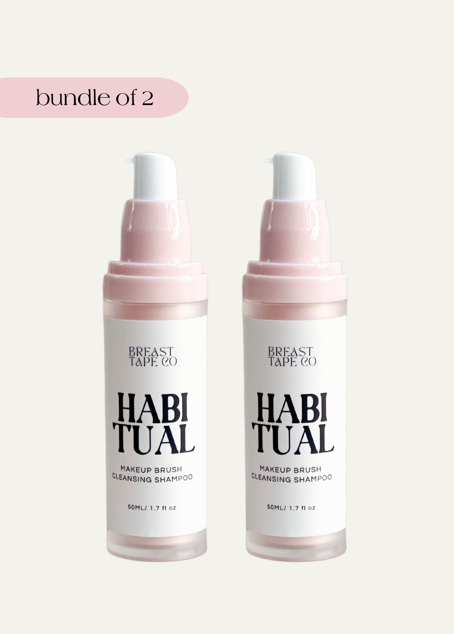 Habitual Makeup Brush Shampoo (Bundle of 2)