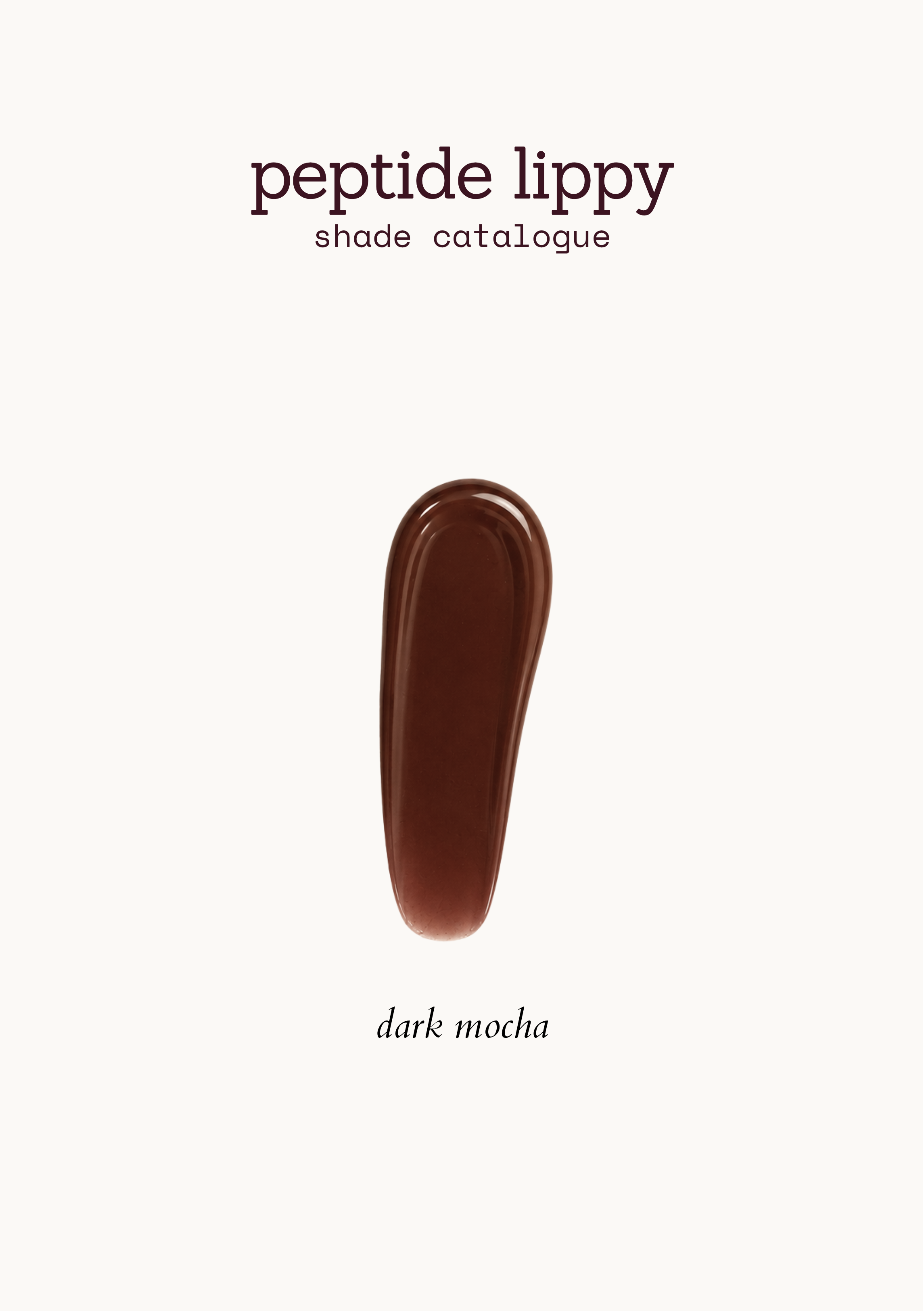 Peptide Lippy / dark mocha