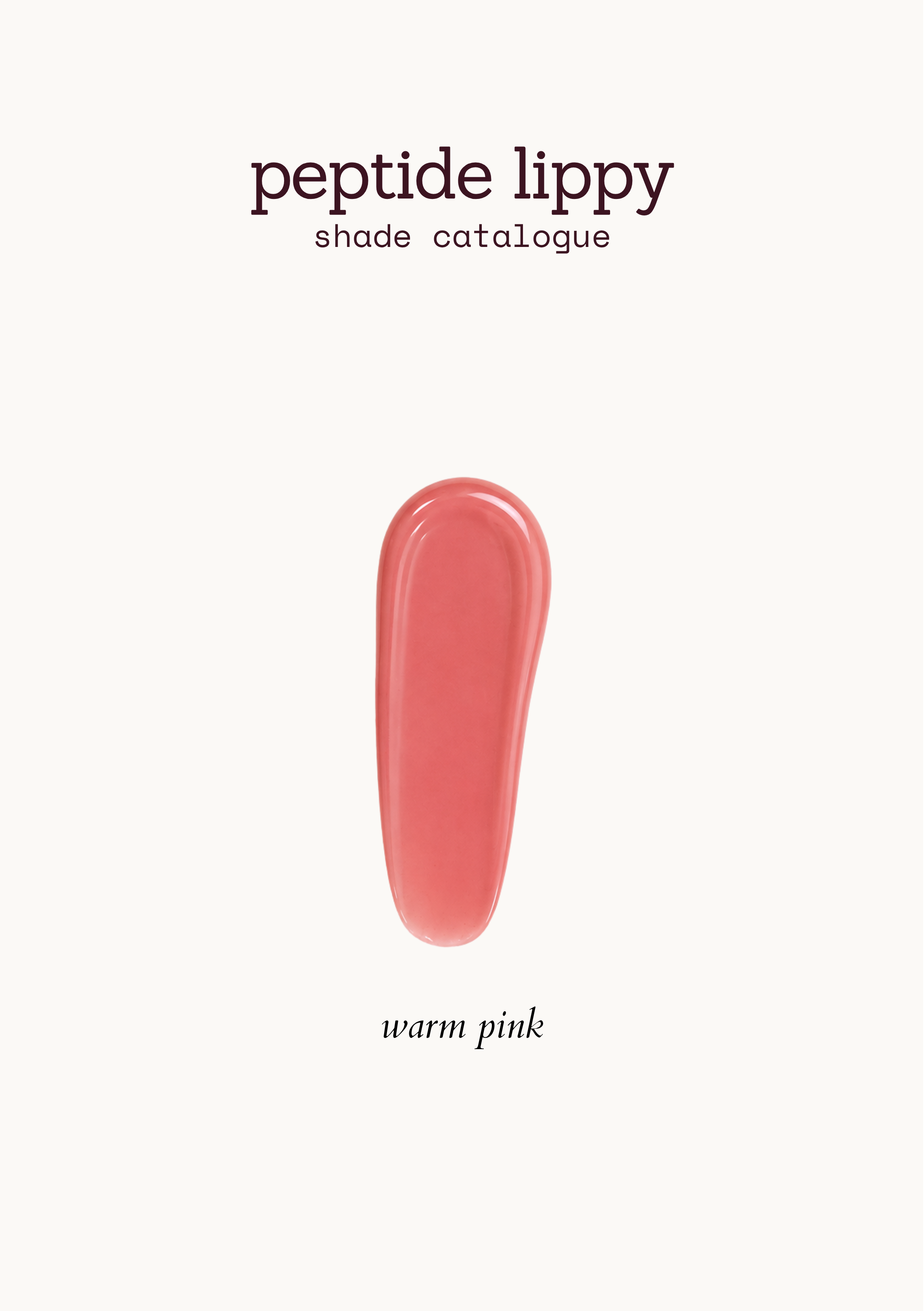 Peptide Lippy / warm pink