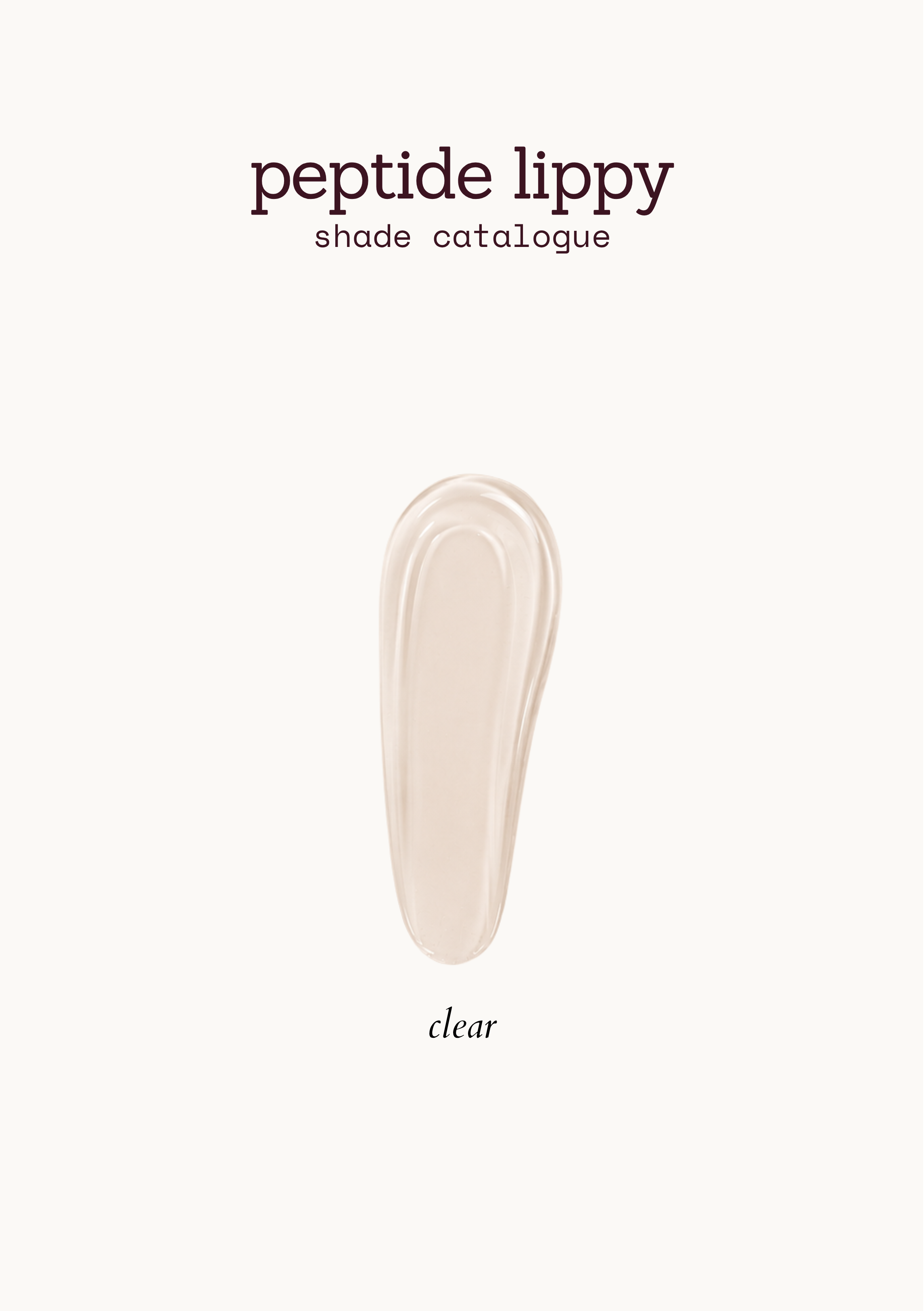 Peptide Lippy / clear